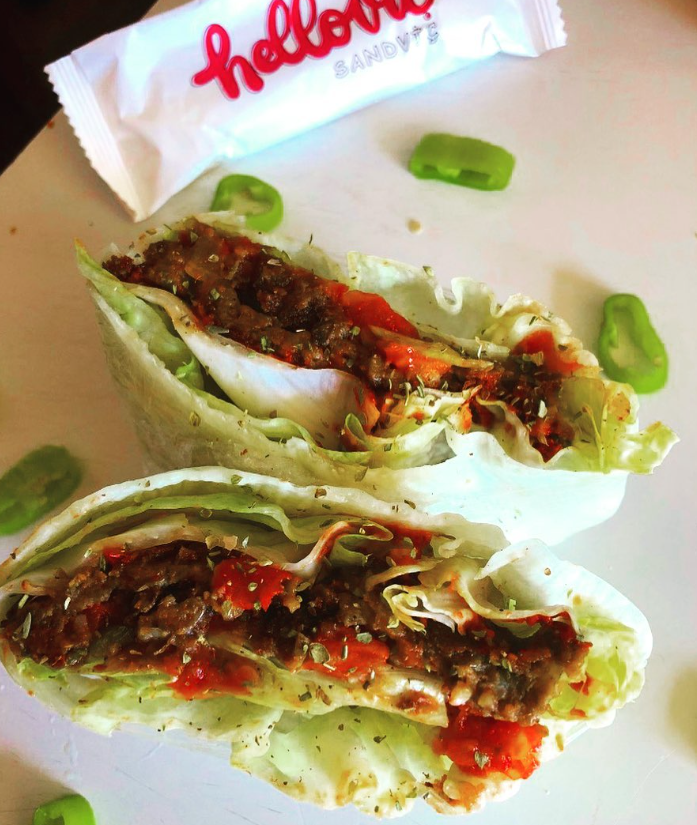 Ekmeksiz Vegan Köfte Sandviç